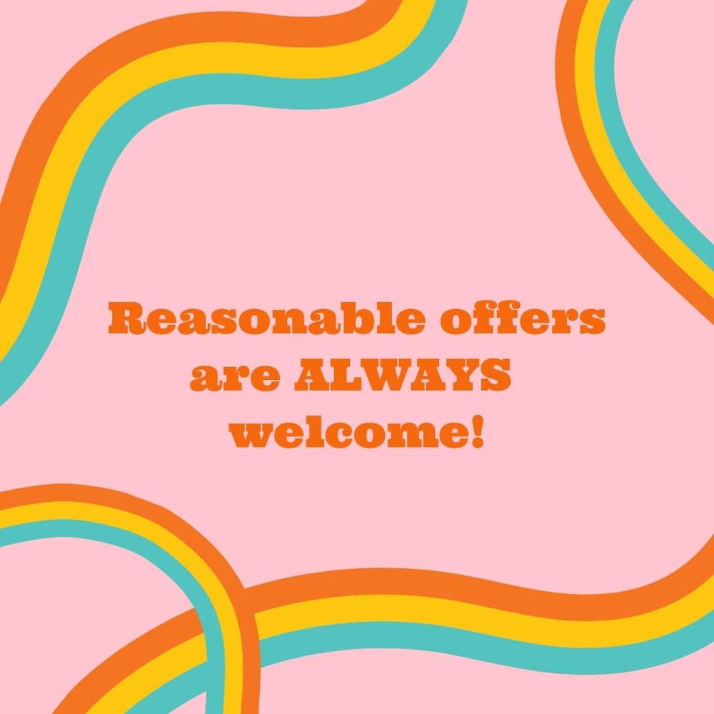 Reasonable offers always welcome!!